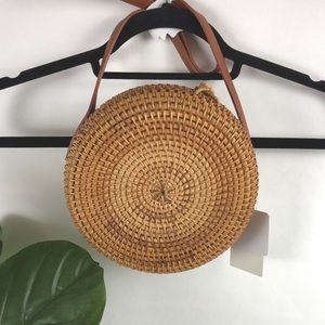 Nordstrom Round Crossbody Bag Brown